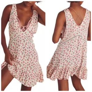 NWT Free People Let It Happen Mini Dress